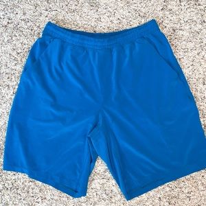Blue Lululemon short. Size large. Lightly worn.